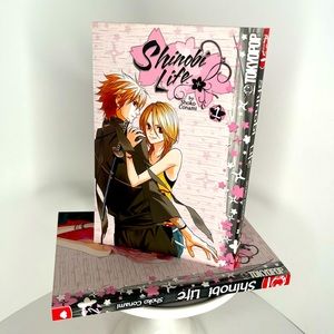 Tokyopop “ Shinobi Life “ by Shoko Conami Volume 1 and 2 Manga Comic Book